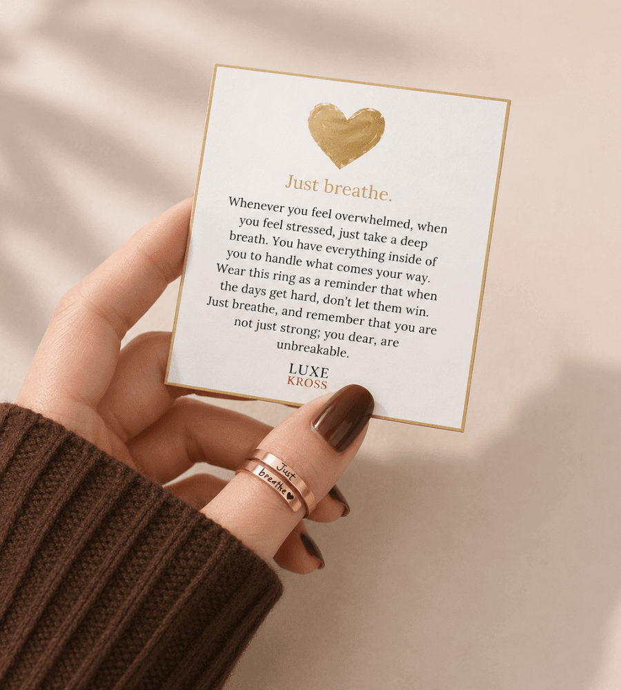 Just Breathe Ring - Mireva Jewelry