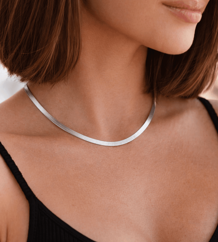 Kauai Herringbone Choker - Mireva Jewelry