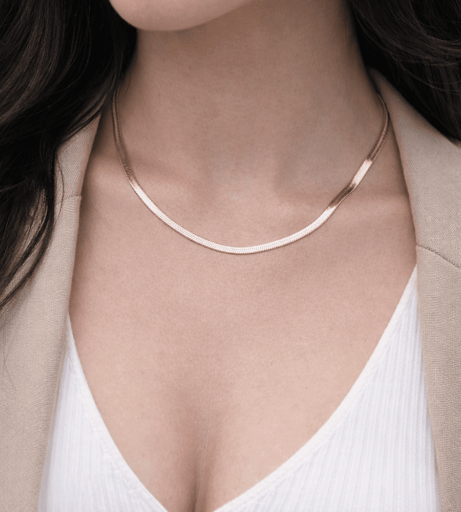 Kauai Herringbone Choker - Mireva Jewelry