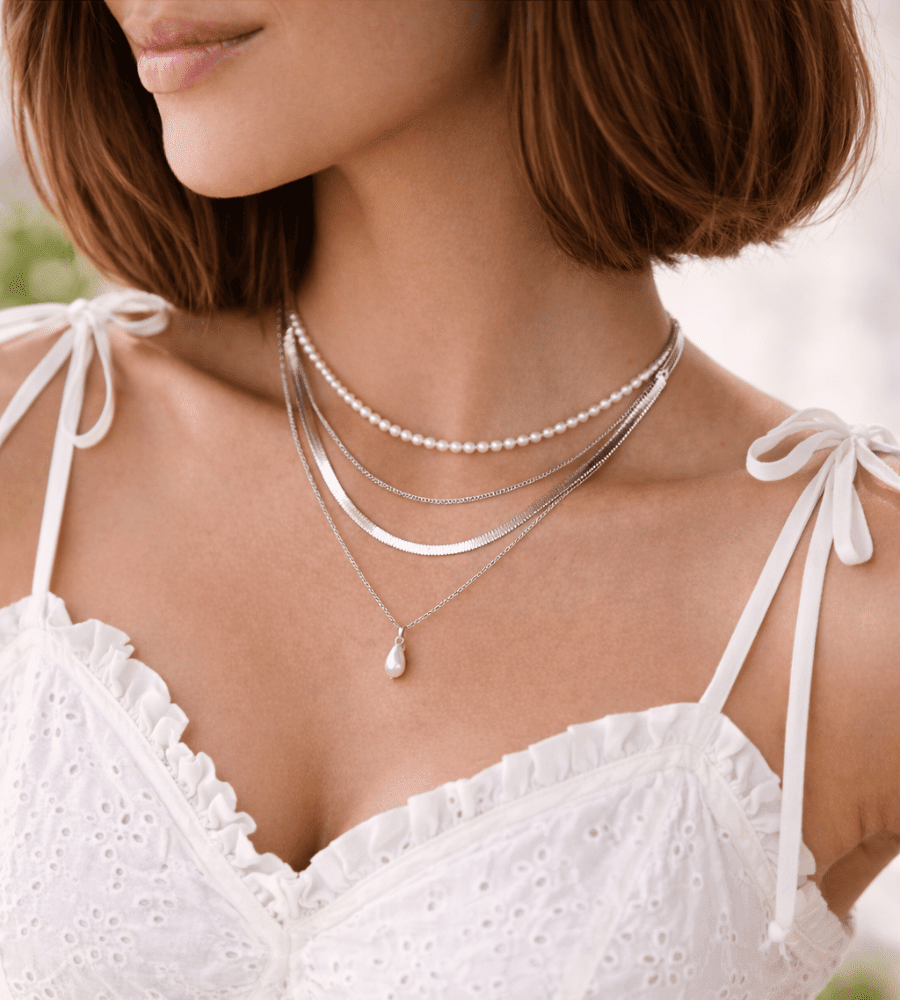 Kauai Herringbone Choker - Mireva Jewelry