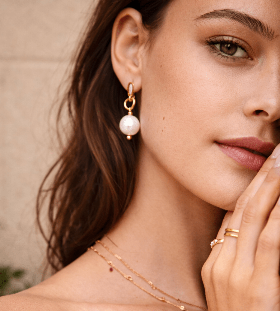 Knotted Pearl Earrings - Mireva Jewelry