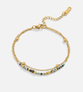Layered Stone Bracelet - Mireva Jewelry