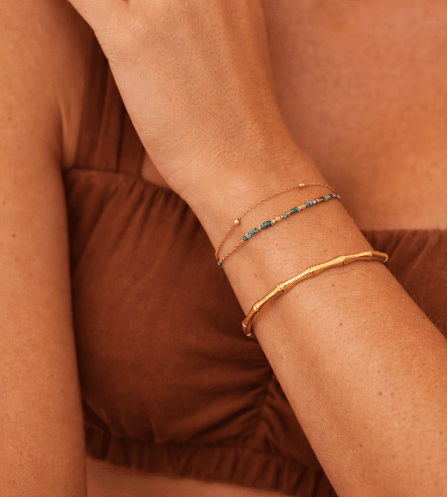 Layered Stone Bracelet - Mireva Jewelry