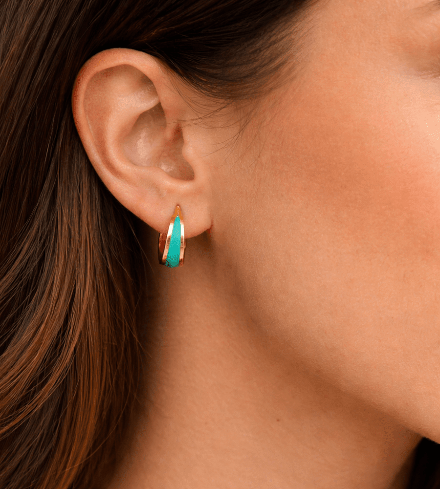 Leigh Hoop Earrings - Mireva Jewelry