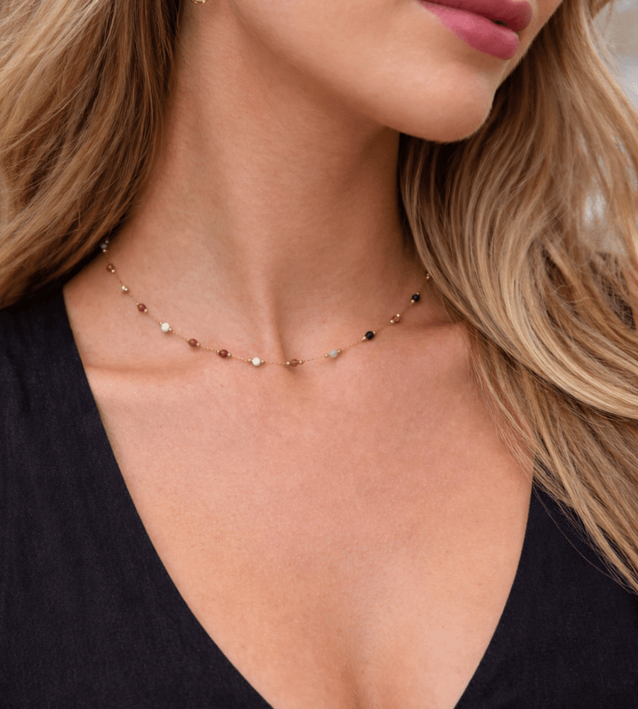 Lulu Beaded Necklace - Mireva Jewelry