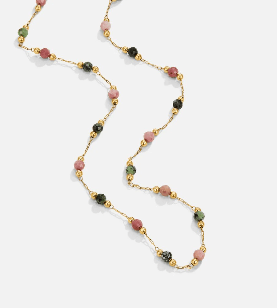 Lulu Stone Necklace - Mireva Jewelry