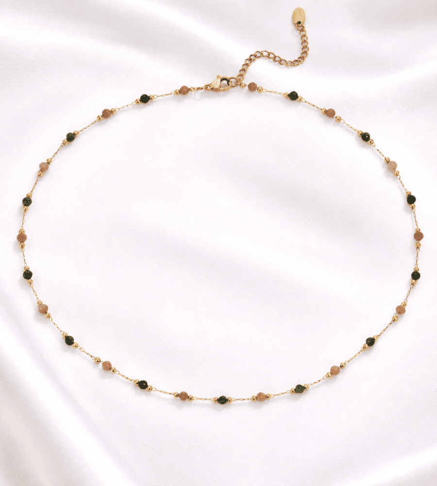 Lulu Stone Necklace - Mireva Jewelry