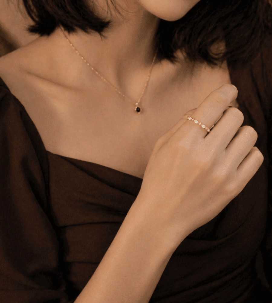 Marquis Gemstone Ring - Mireva Jewelry