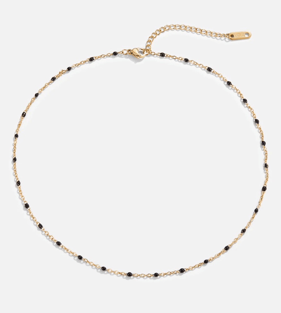 Mila Black Necklace - Mireva Jewelry