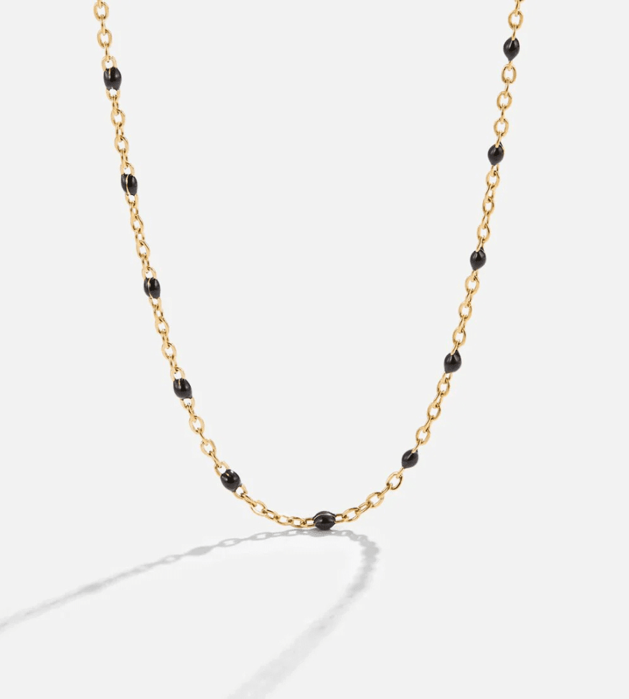 Mila Black Necklace - Mireva Jewelry