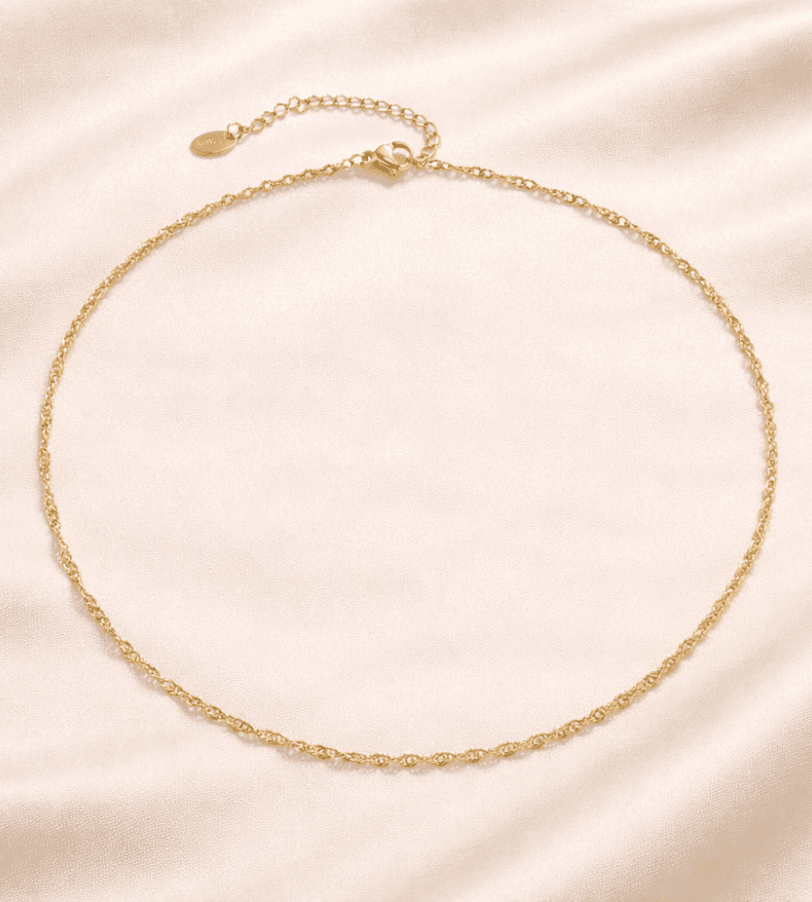 Mila Twist Necklace - Mireva Jewelry