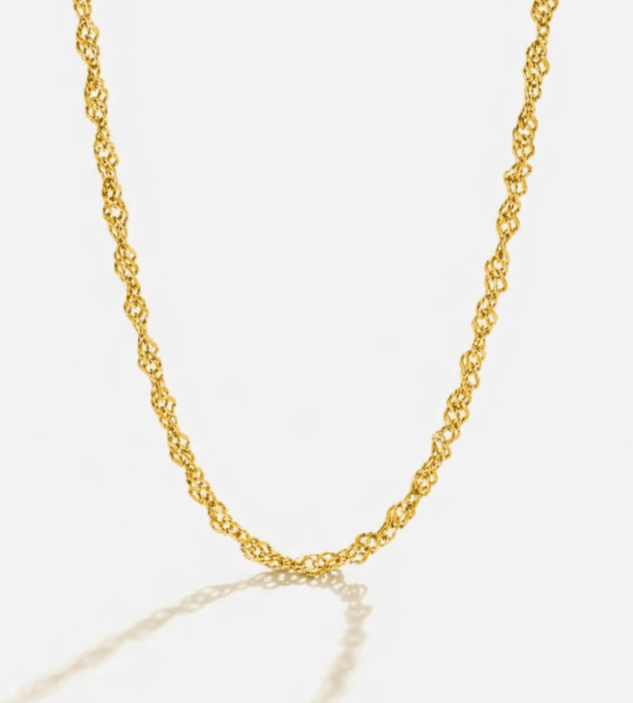 Mila Twist Necklace - Mireva Jewelry