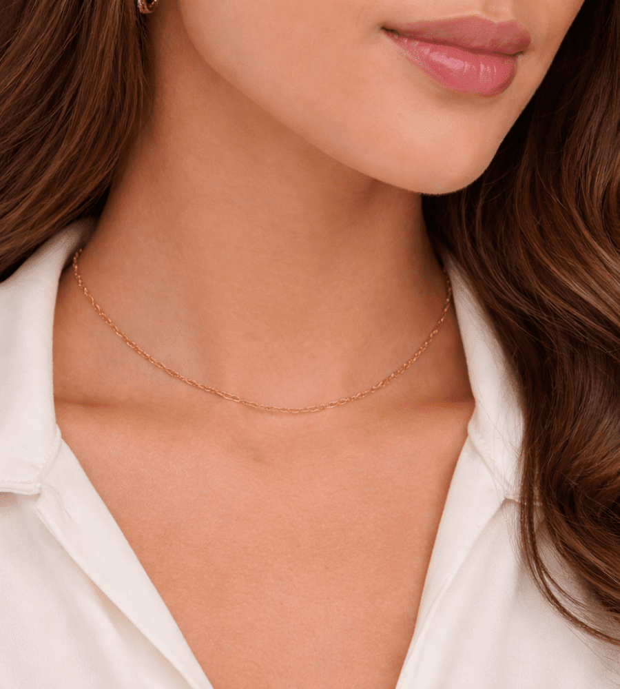 Mila Twist Necklace - Mireva Jewelry