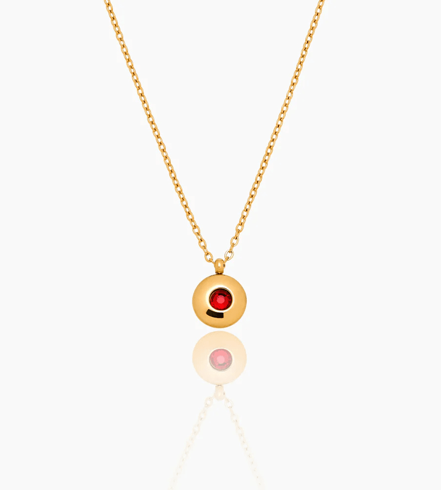 Mini Birthstone Pendant Necklace - Mireva Jewelry