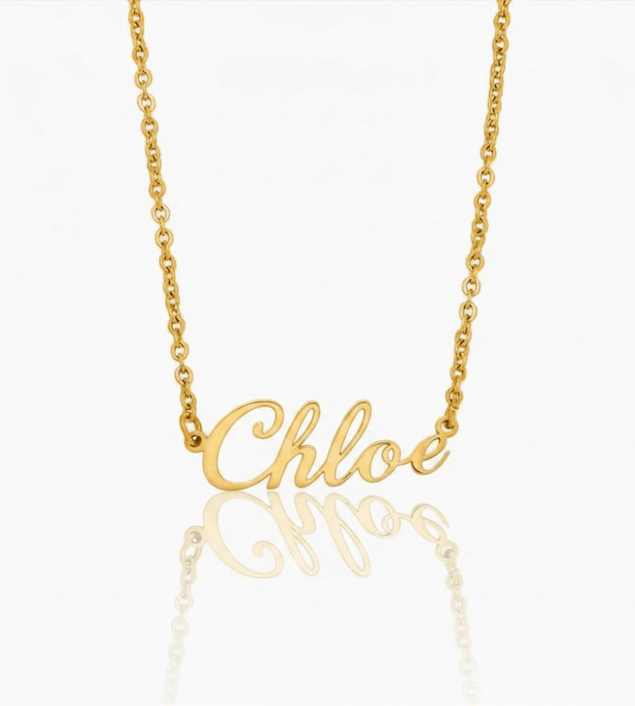 Mj Signature Name Necklace - Mireva Jewelry