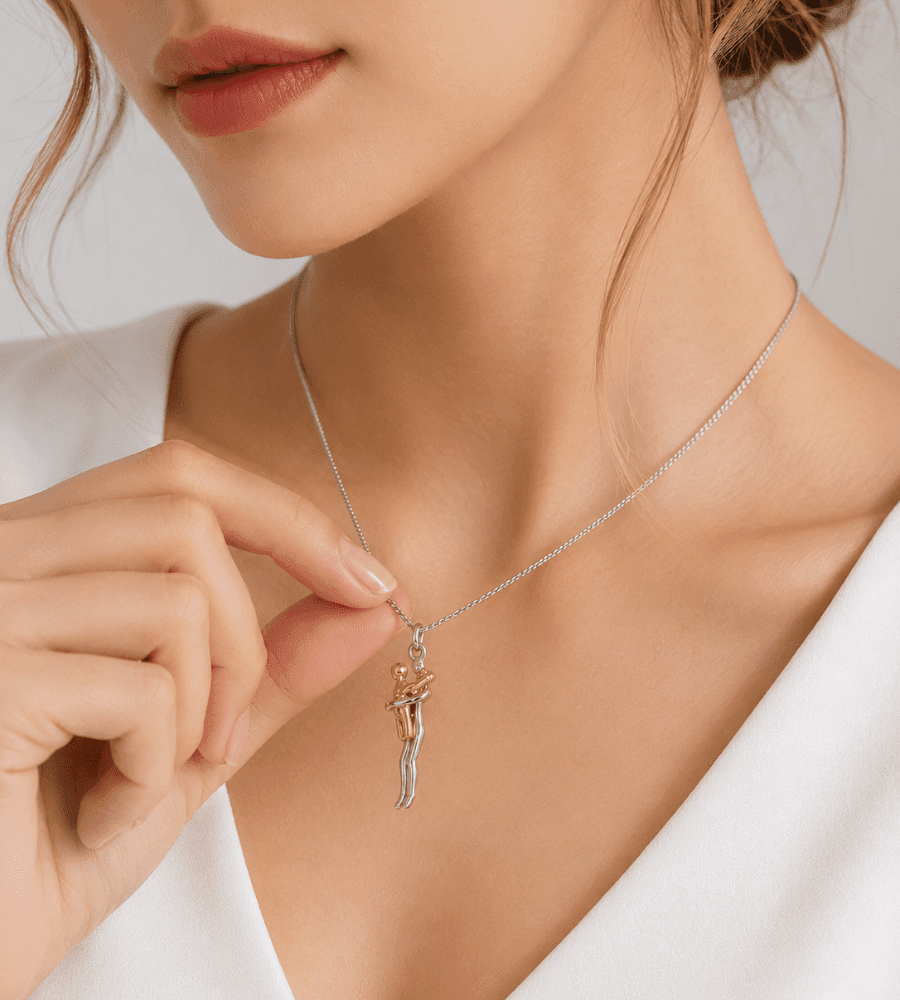 Mommy & Me Hug Necklace Necklaces Mireva Jewelry 