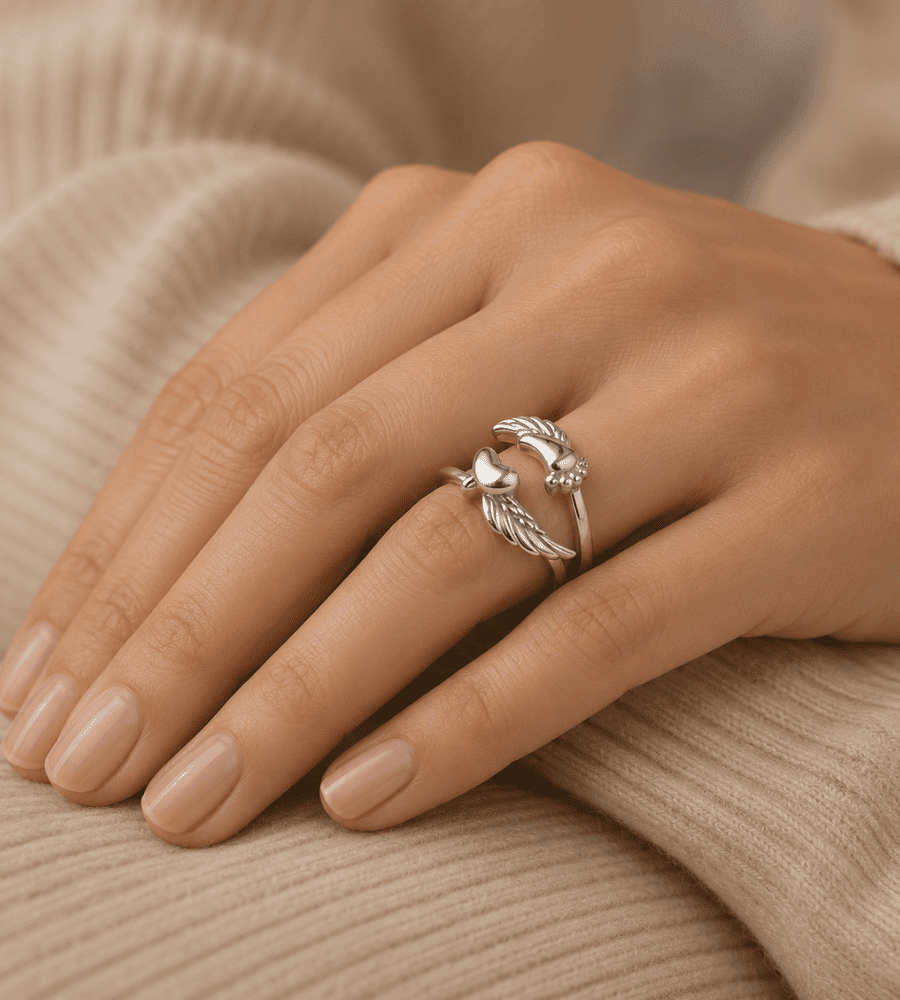 Mommy of an Angel Ring - Mireva Jewelry