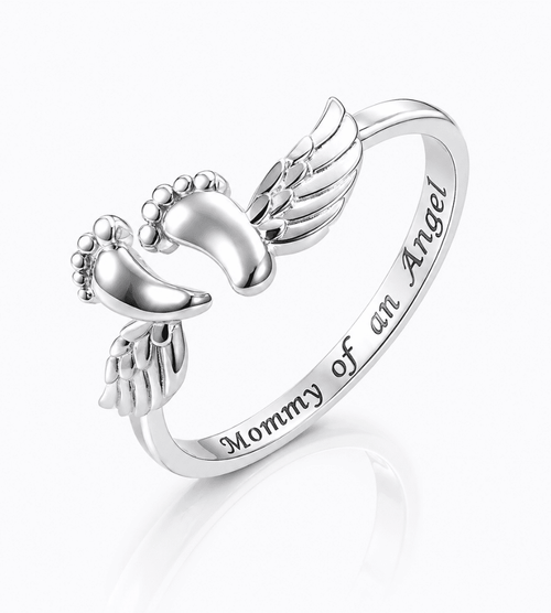Mommy of an Angel Ring - Mireva Jewelry