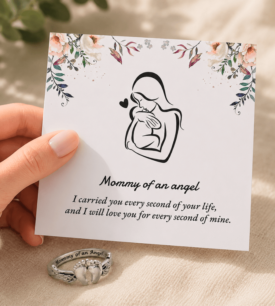 Mommy of an Angel Ring - Mireva Jewelry
