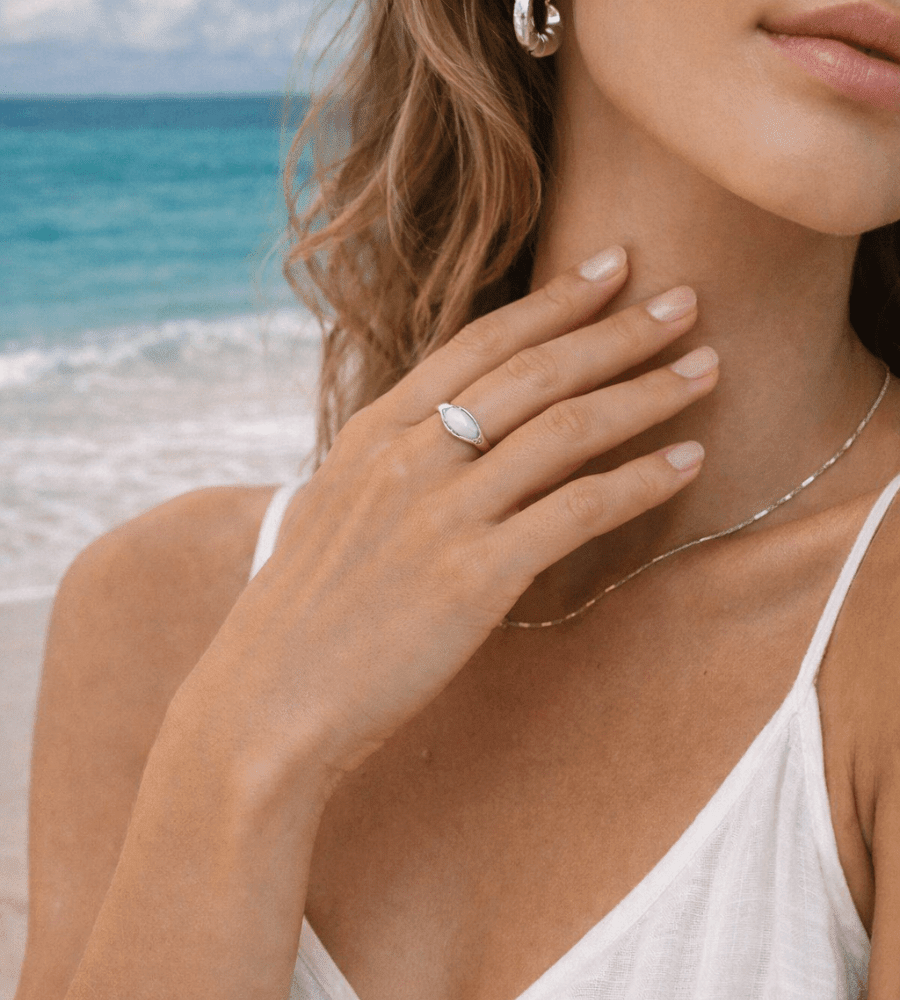 Moonstone Ring - Mireva Jewelry