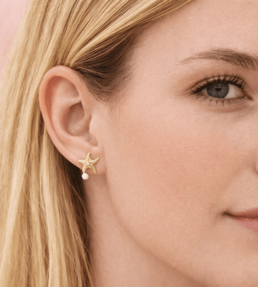Naia Starfish Earrings - Mireva Jewelry
