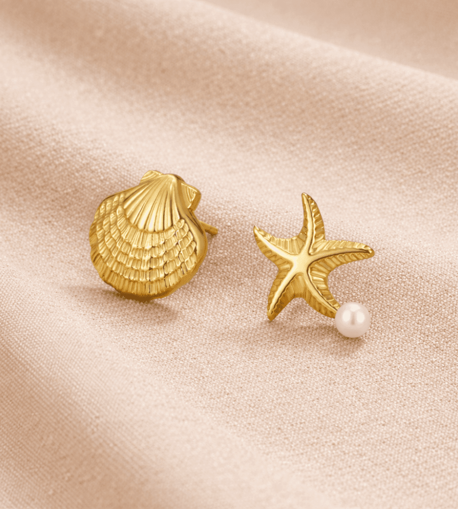 Naia Starfish Earrings - Mireva Jewelry
