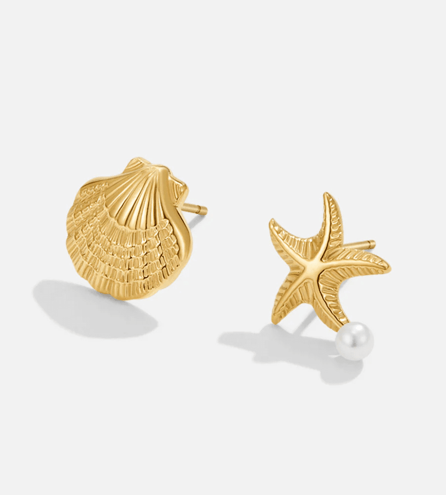 Naia Starfish Earrings - Mireva Jewelry