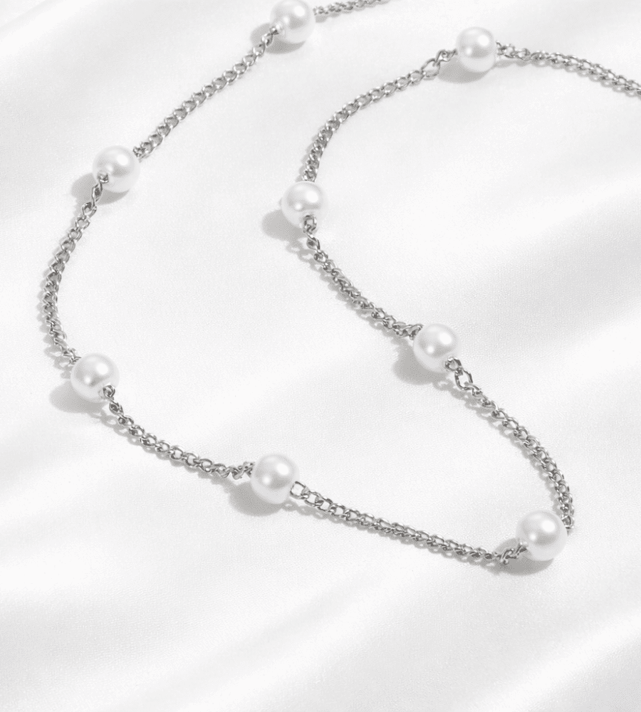 Nura Pearl Necklace - Mireva Jewelry