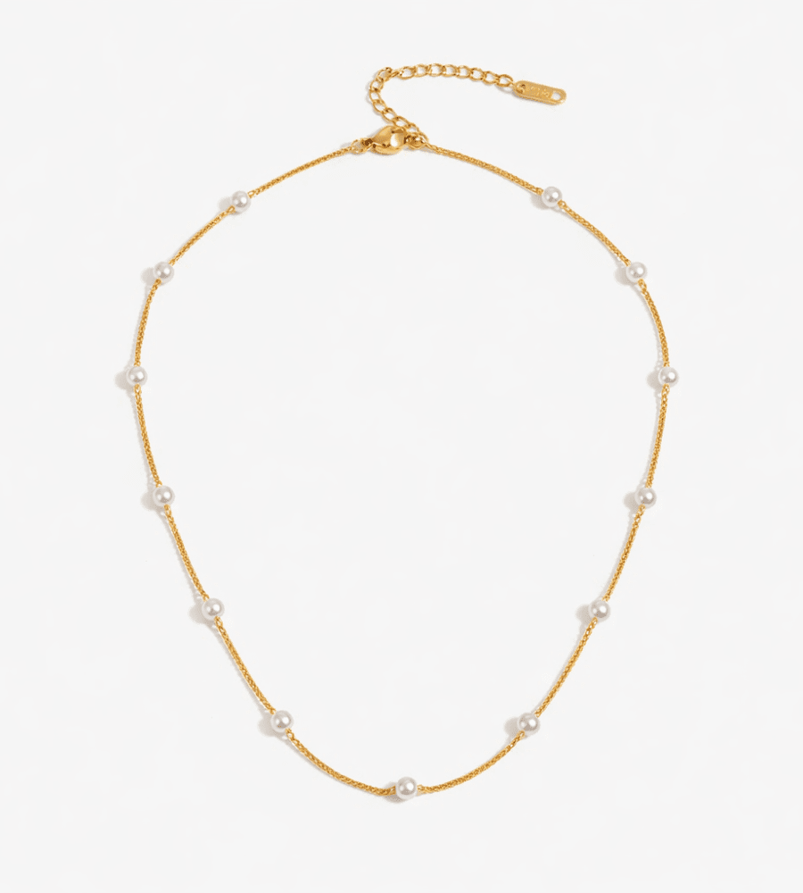 Nura Pearl Necklace - Mireva Jewelry