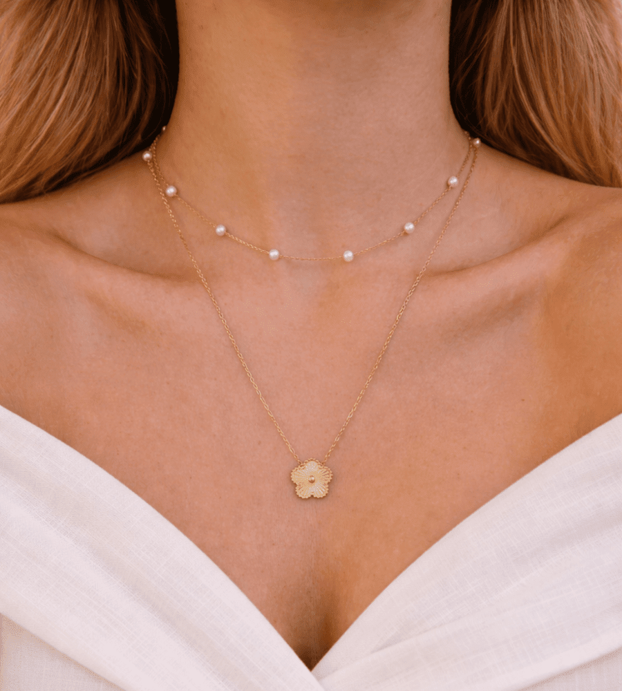 Nura Pearl Necklace - Mireva Jewelry
