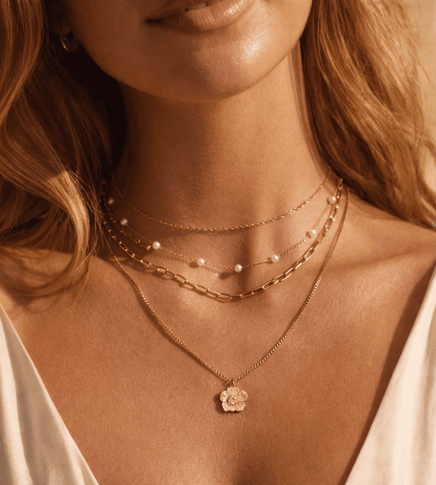 Nura Pearl Necklace - Mireva Jewelry