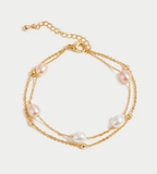 Pearl Layered Bracelet - Mireva Jewelry