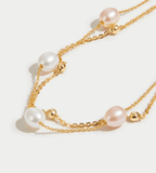 Pearl Layered Bracelet - Mireva Jewelry