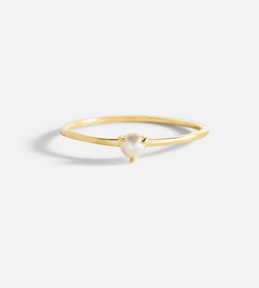 Pearl Stacking Ring - Mireva Jewelry