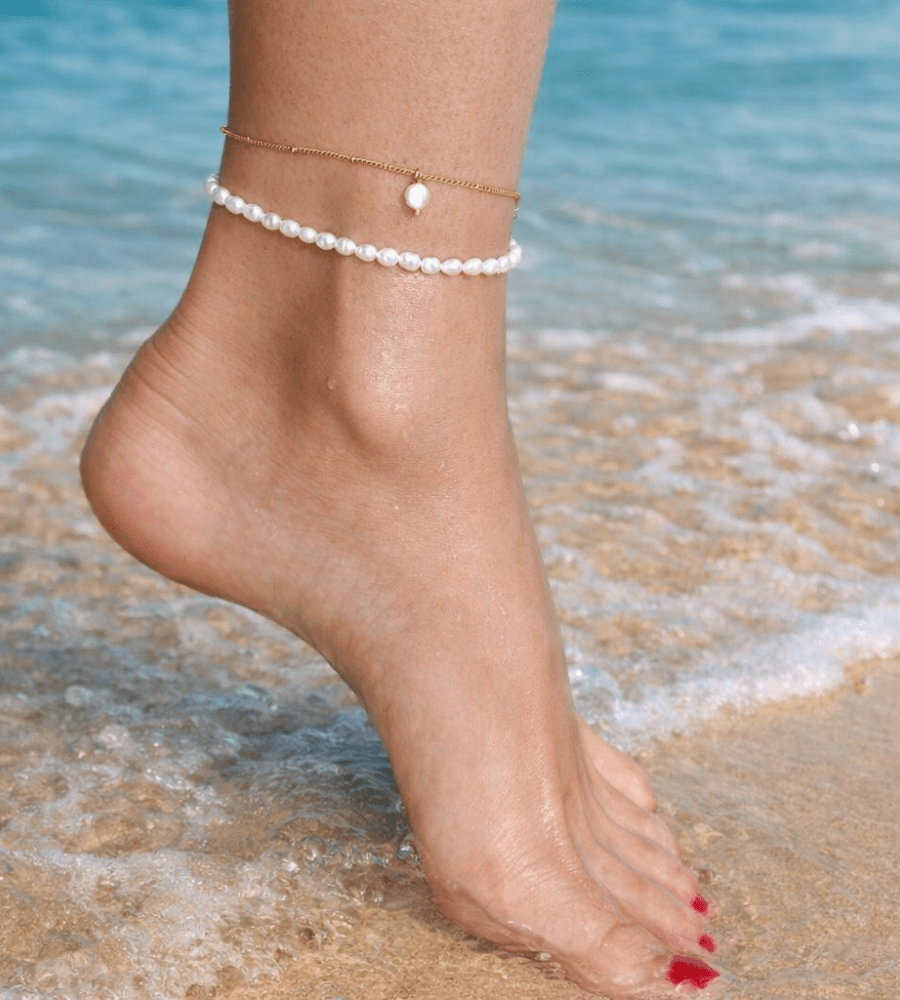 Pearly Anklet - Mireva Jewelry