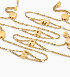Personalized Bubble Initial Bracelet - Mireva Jewelry