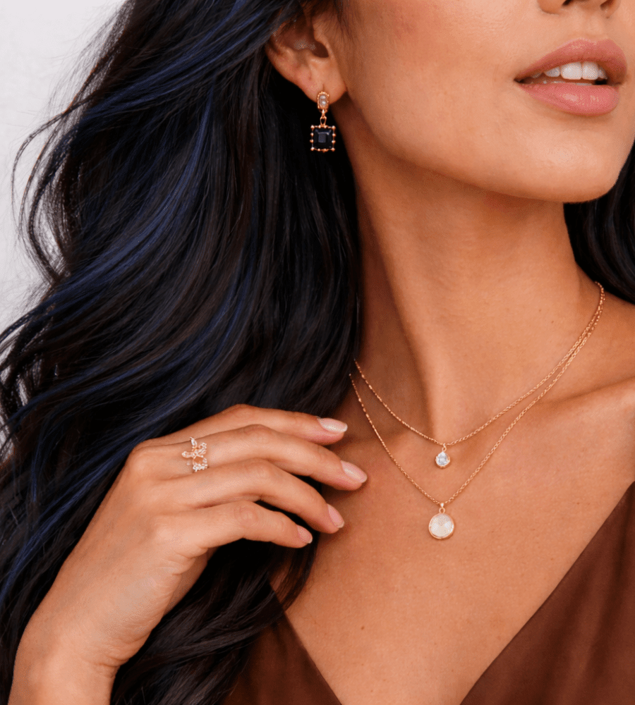 Piper Crystal Drop Earrings - Mireva Jewelry