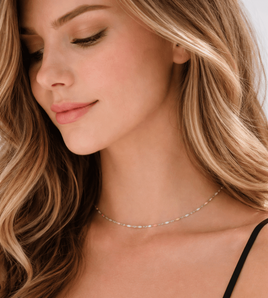 Rainbow Dainty Choker - Mireva Jewelry