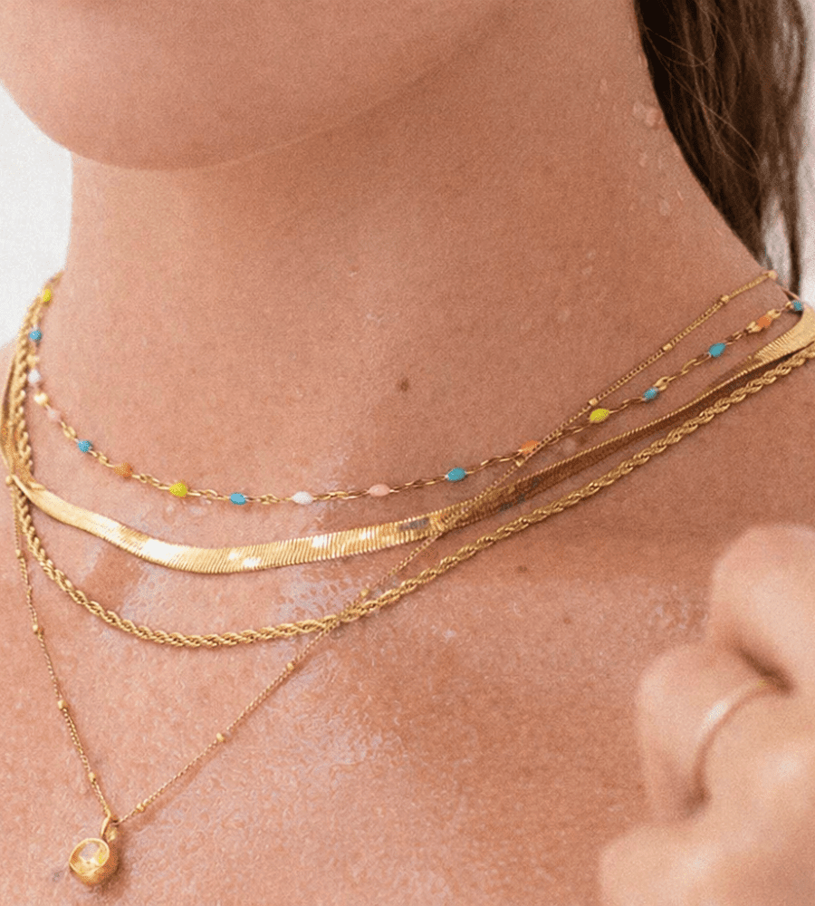 Rainbow Dainty Choker - Mireva Jewelry