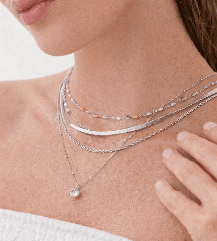 Rainbow Dainty Choker - Mireva Jewelry