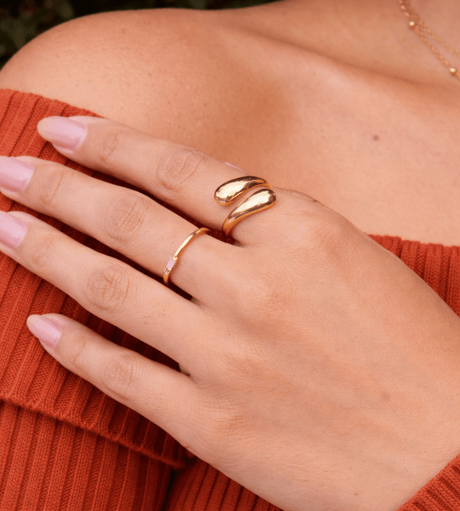 Raven Wrap Ring - Mireva Jewelry