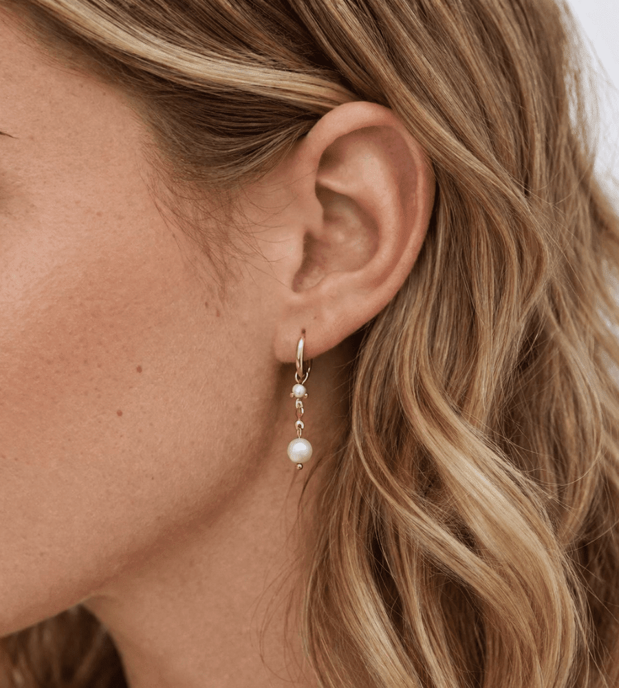 Rini Pearl Earrings - Mireva Jewelry