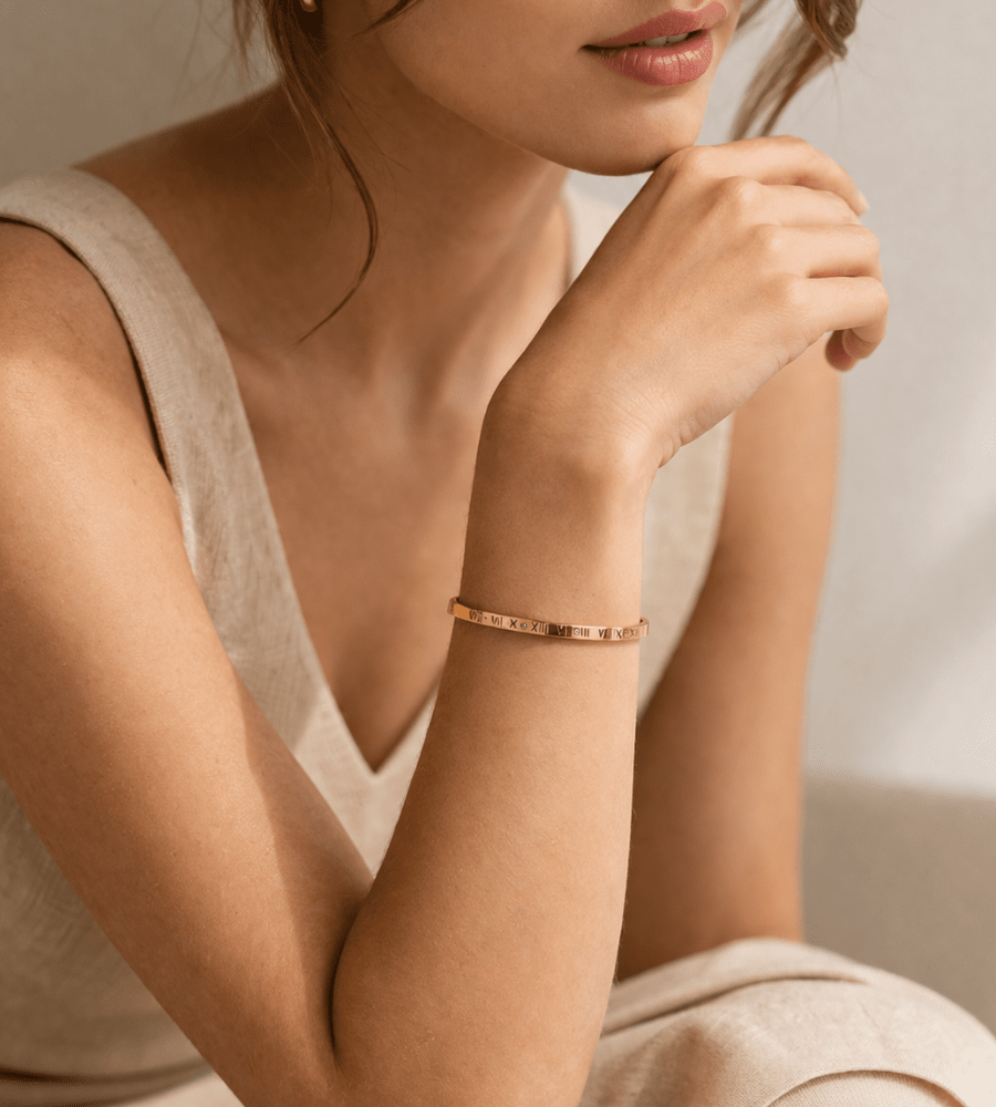 Roman Bangle - Mireva Jewelry