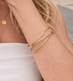 Sabrina Layered Bangle - Mireva Jewelry
