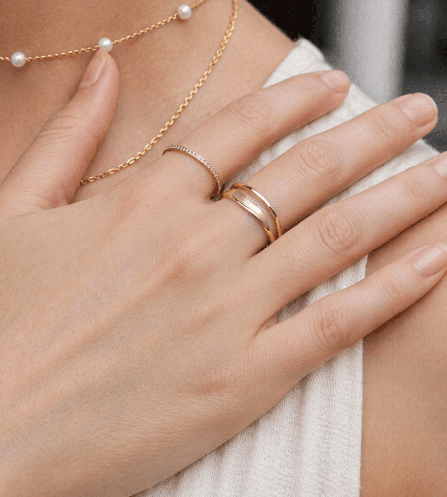 Sahara Layered Ring - Mireva Jewelry