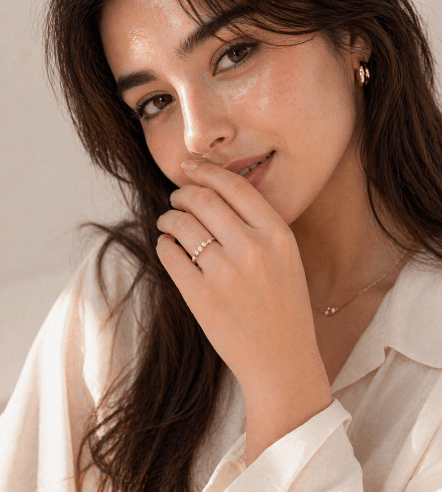 Shimmer Diamond Ring - Mireva Jewelry