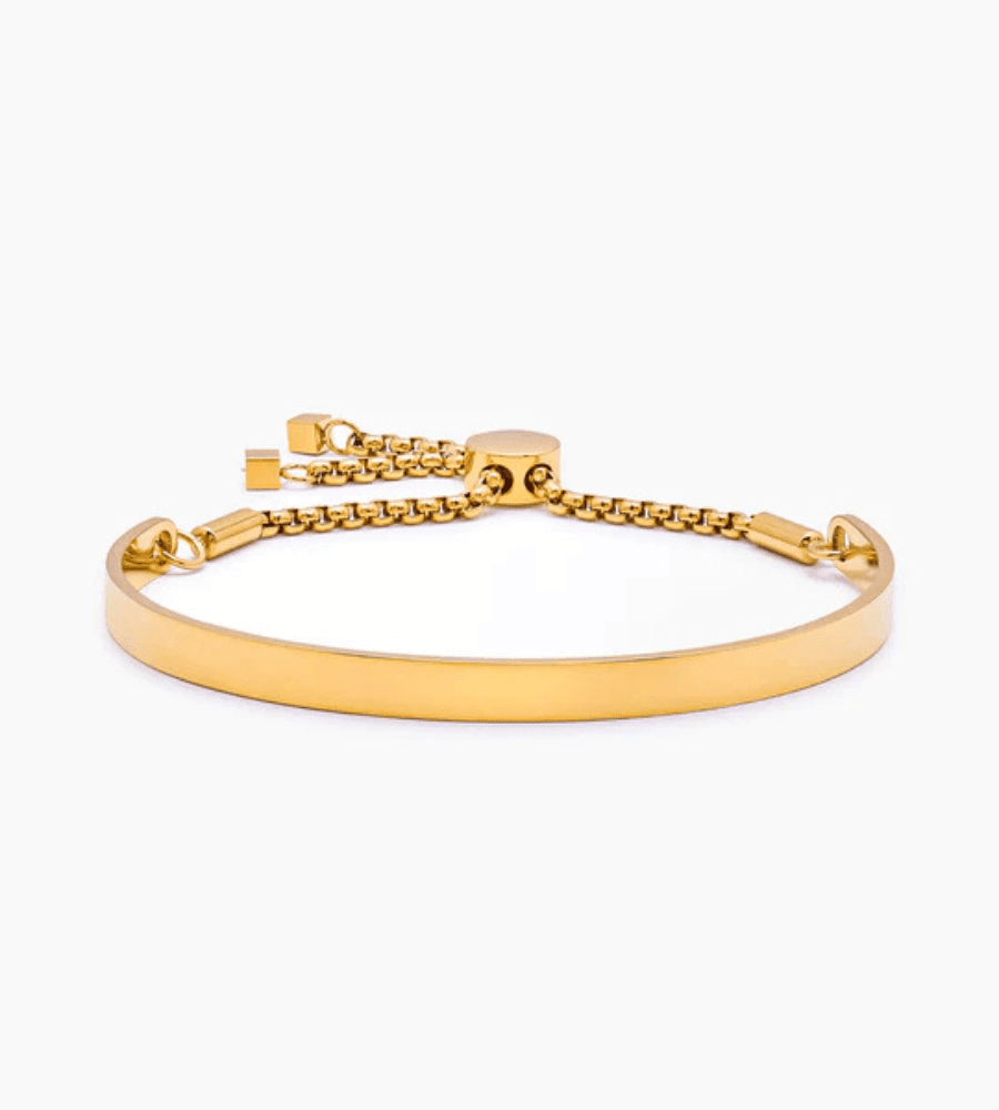 Signature Bar Slider Bracelet - Mireva Jewelry