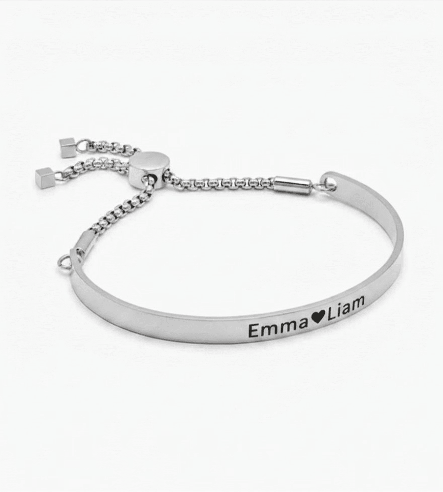 Signature Bar Slider Bracelet - Mireva Jewelry