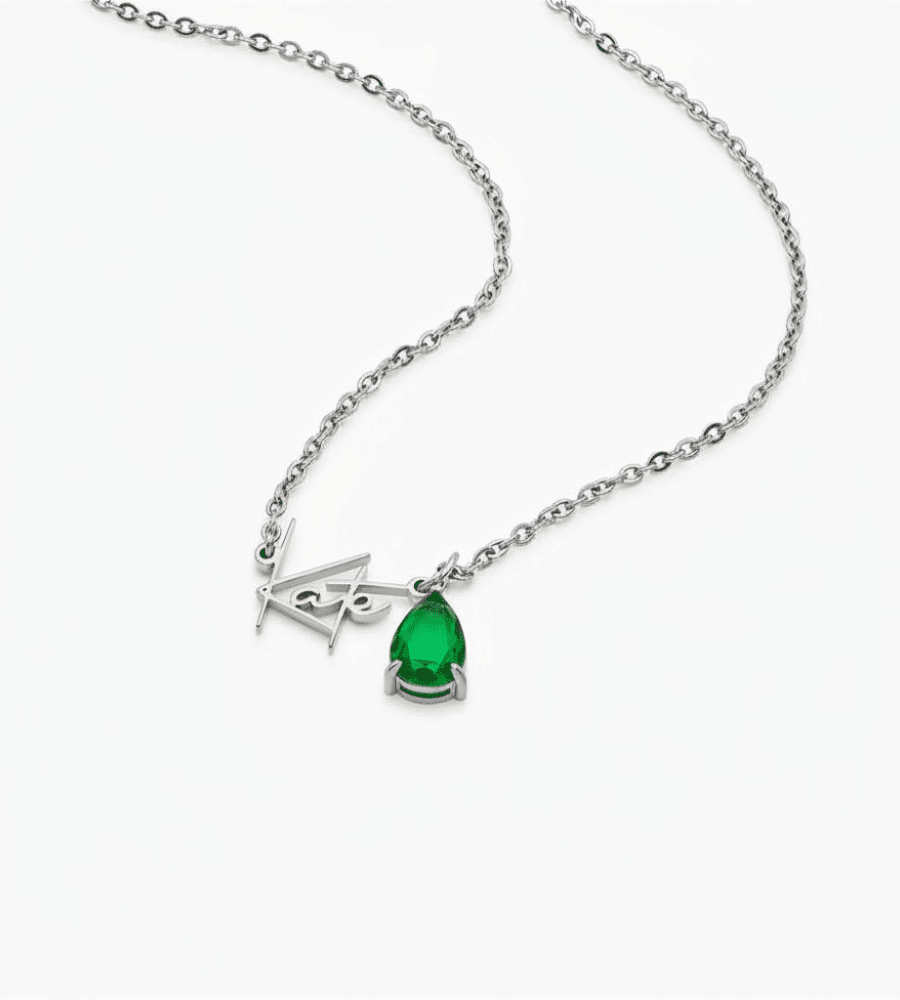 Signature Birthstone Necklace - Mireva Jewelry