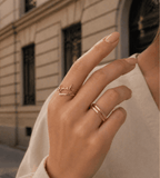 Signature Name and Birthstone Ring - Mireva Jewelry